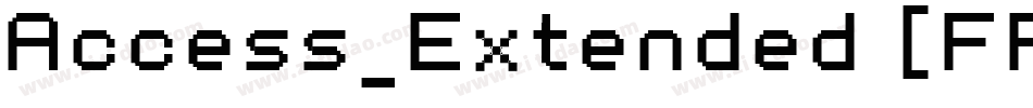 Access_Extended [FFF]字体转换